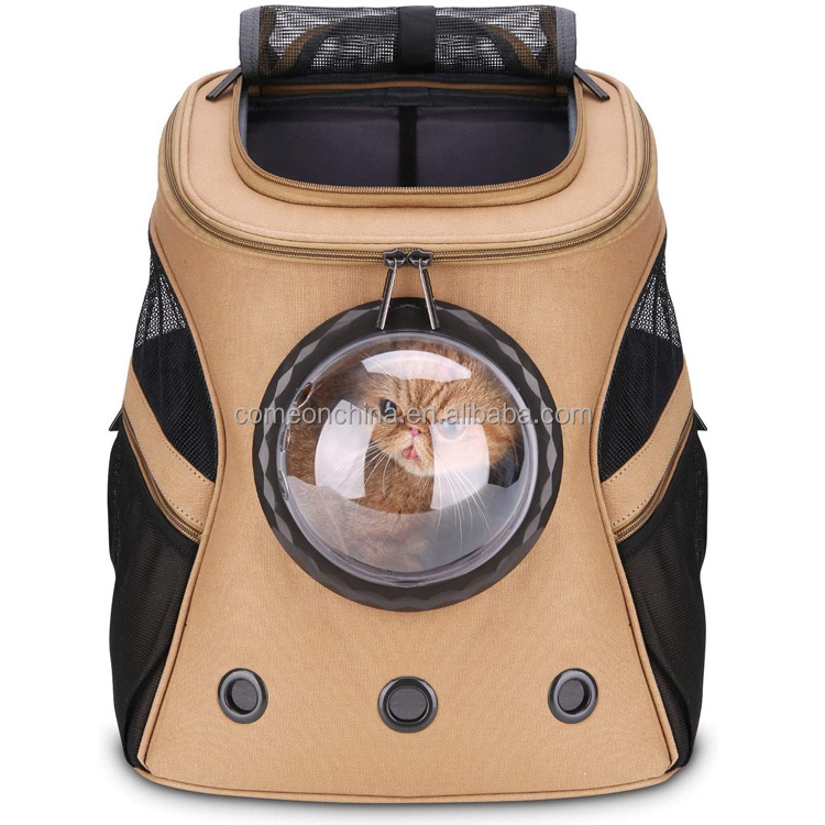 High Quality Portable Large Cat Carrier Backpack Bag with Bubble Pet Dog Puppies Travel Hiking Camping Cat Carrier Backpack