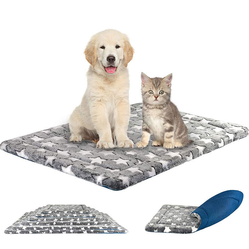 2023 Wholesale Washable Dog Pet Mats Pads Reversible Self Cooling Or Warm Dog Beds High Density Foam Summer Cat Pet Mats Pads