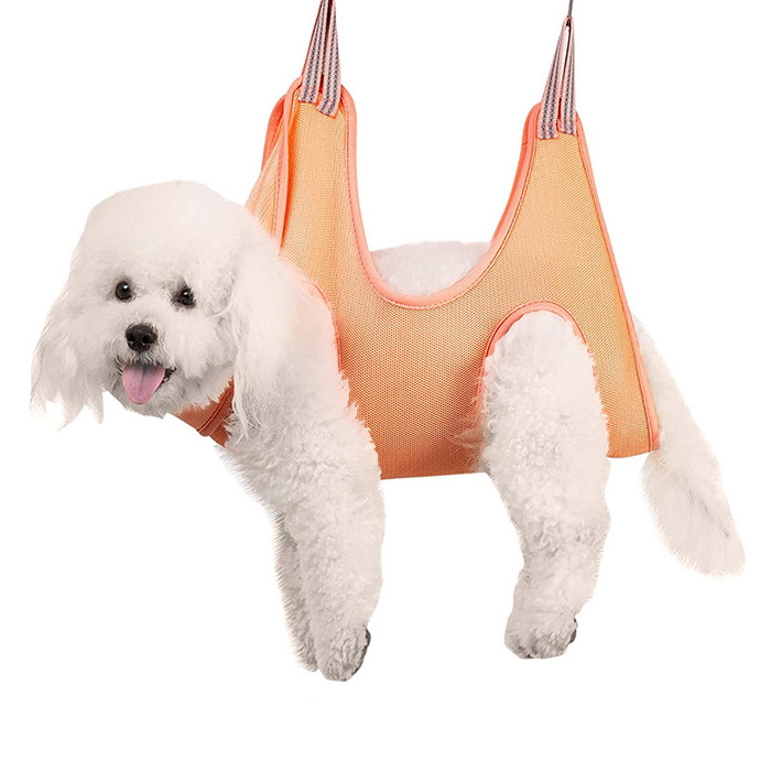 Dog Grooming Hammock Pet Grooming Sling Pet Harness Hanging for Help Pet Trim Nails and Bath Restrain Dog Grooming Hammock