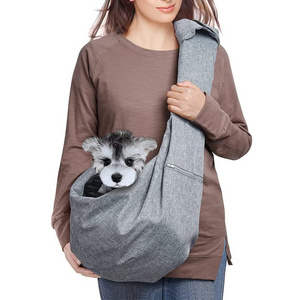 Pet Dog Sling Carrier Bag Transportin para perros Adjustable Padded Shoulder Strap Cat Outdoor Travel Subway Dog Sling Carrier