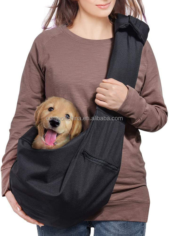 Pet Dog Sling Carrier Bag Transportin para perros Adjustable Padded Shoulder Strap Cat Outdoor Travel Subway Dog Sling Carrier