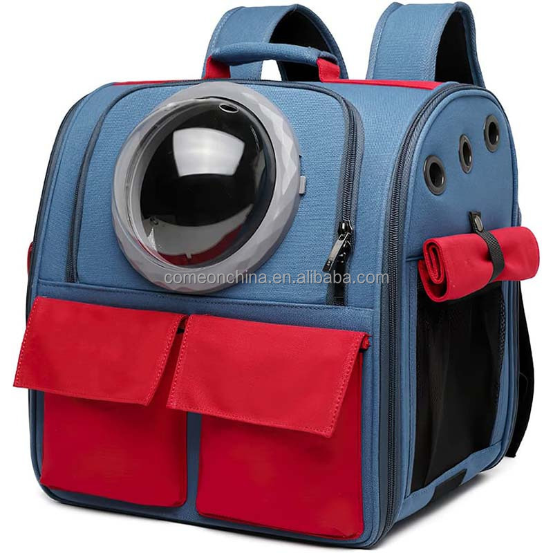 OEM High Quality Portable Travel Cat Bubble Backpack Pet Carrier Transport Space Capsule Ventilated Pet Dog Cat Backpack Carrier