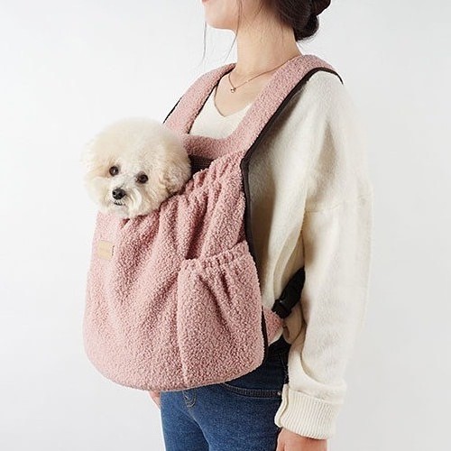 Fleece Pet Carrier Backpack for Cats and Dogs Backpack Front Small Korean Carrying Pet Carrier Bags for Cat Dog Backpack Carrier