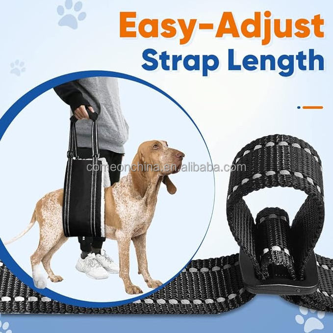 Dog Lift Harness Full Body Support Rear Pet Lift Harness Carry Sling Dog Hip Leg Support Rehabilitation Injured Dog Lift Harness