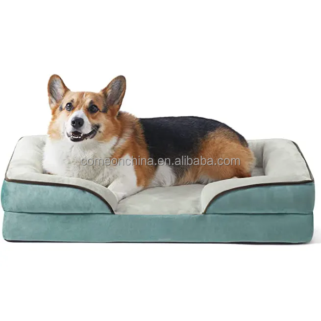 Orthopedic Dog Bed For Large Dogs Memory Foam Sofa with Removable Washable Cover Luxury Pet Beds Couch Orthopedic Dog Bed