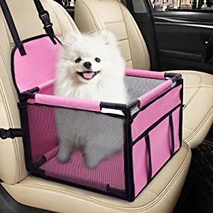 Factory Dog Car Seat Bed for Dogs Cats Puppy Travel Carrier Bag Pet Booster Cage Protector Waterproof Foldable Dog Car Seat