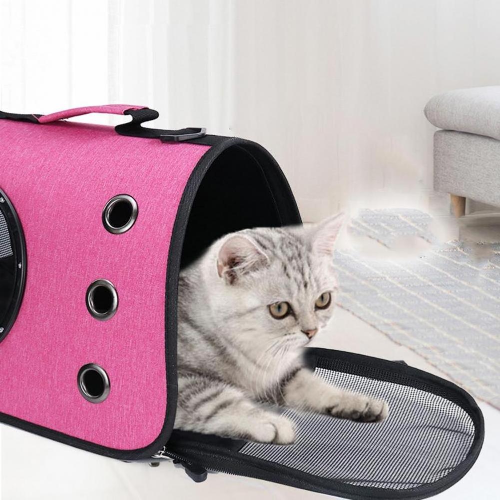 portable Messenger Space Capsule pet tote carrier pet carrier one shoulder bag breathable foldable pet bag and cat carrier bag