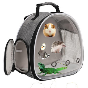 Dragon Rat Space Capsule Bubble Window Small Animal Carrier Portable Guinea Pig Pet Carriers Travel Bag Bird Backpack Carrier