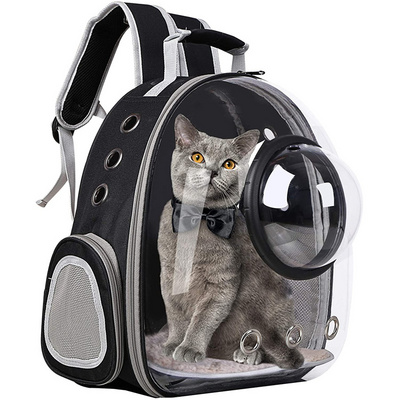 Bubble Transparent Space Capsule Pet Backpack for Puppies Bunny Cat Carrier Bag Traveling Camping Space Capsule Pet Backpack