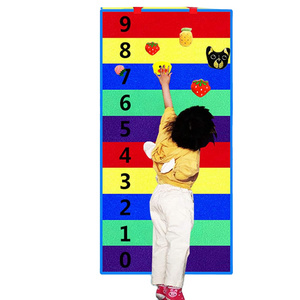 Kids Touch Vertical High Jump Trainer Carpet Games Training Promote Growth Jump High Trainer Toys Play Kids Height Ruler Toys