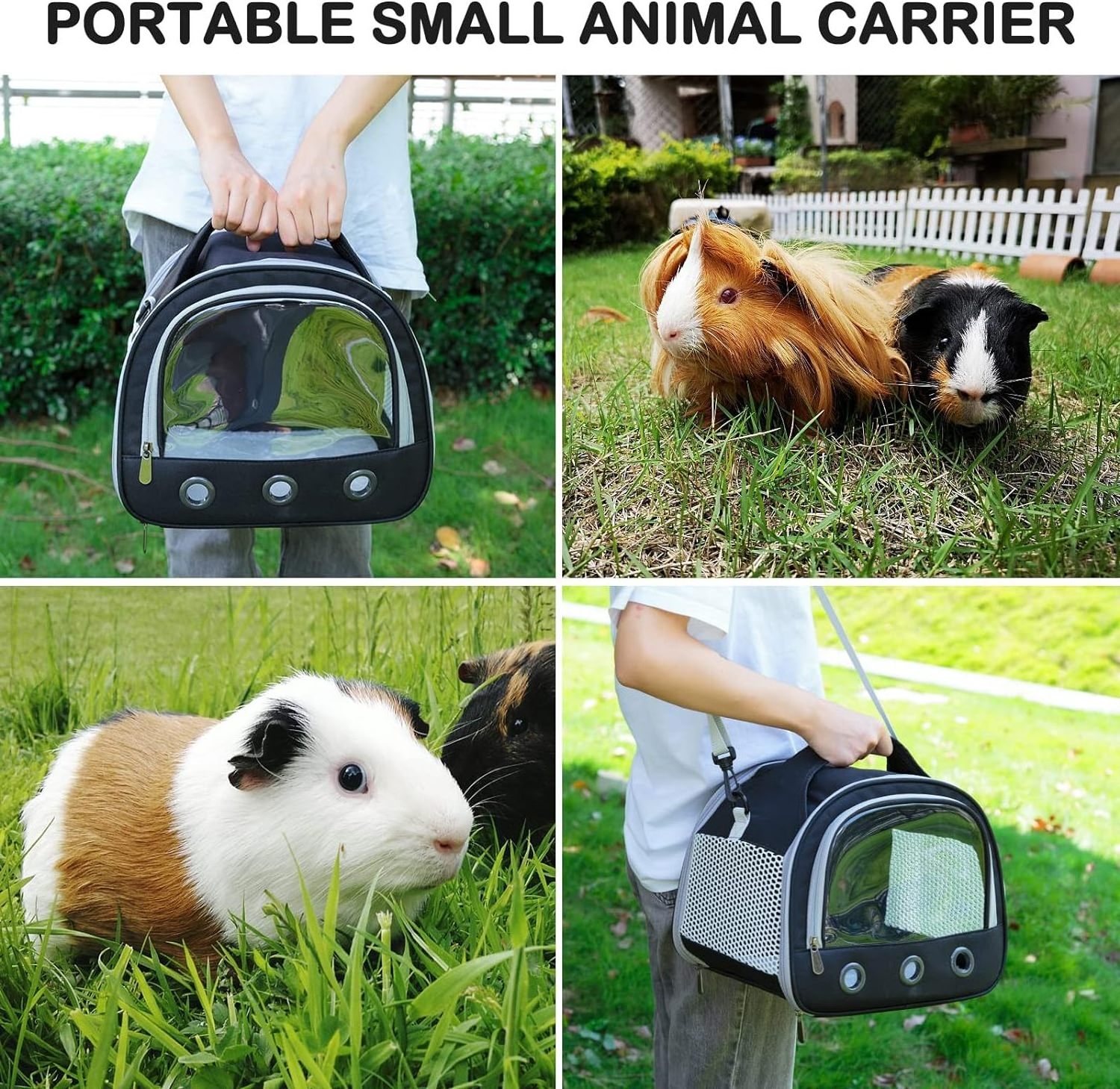 Portable Small Pet Carrying Bag Hamsters Mole Cages for Guinea Pig Transport Bag for Guinea pig Carrier Bird Parrot Cage Carrier