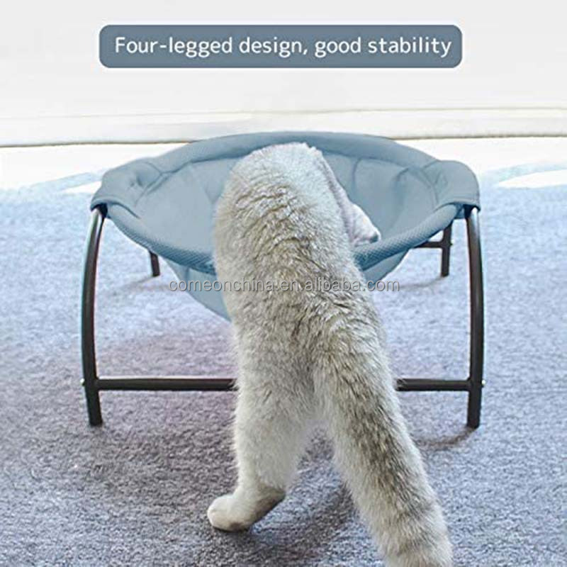 Hamaca para gatos Indoor Outdoor Dog Cat Bed Pet Hammock Free Standing Washable Puppy Kitty Sleeping Hammock Removable Cat Bed