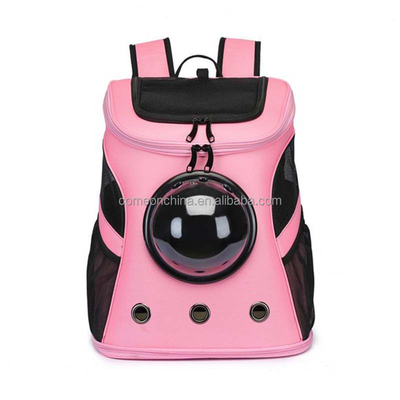 High Quality Portable Large Cat Carrier Backpack Bag with Bubble Pet Dog Puppies Travel Hiking Camping Cat Carrier Backpack