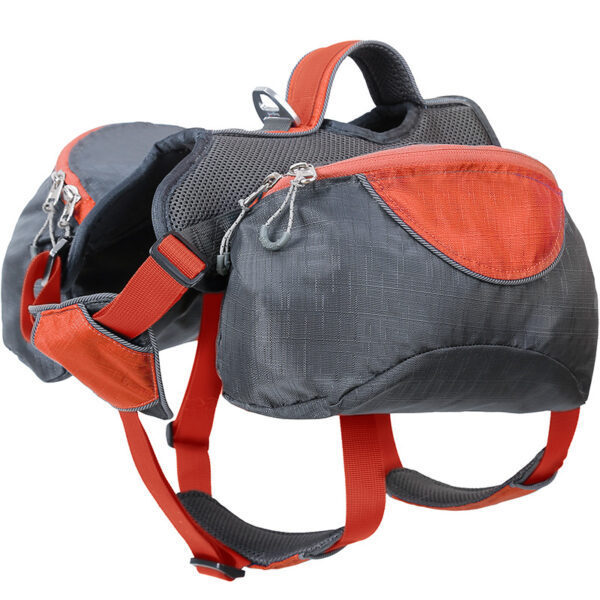 No Pull Reflective Waterproof Pet Dog Saddle Backpack For Medium Large Dogs Hiking Travel Vest Harness Back Dog Saddle Backpack