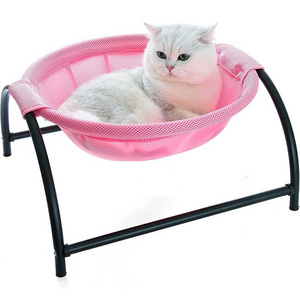 Hamaca para gatos Indoor Outdoor Dog Cat Bed Pet Hammock Free Standing Washable Puppy Kitty Sleeping Hammock Removable Cat Bed