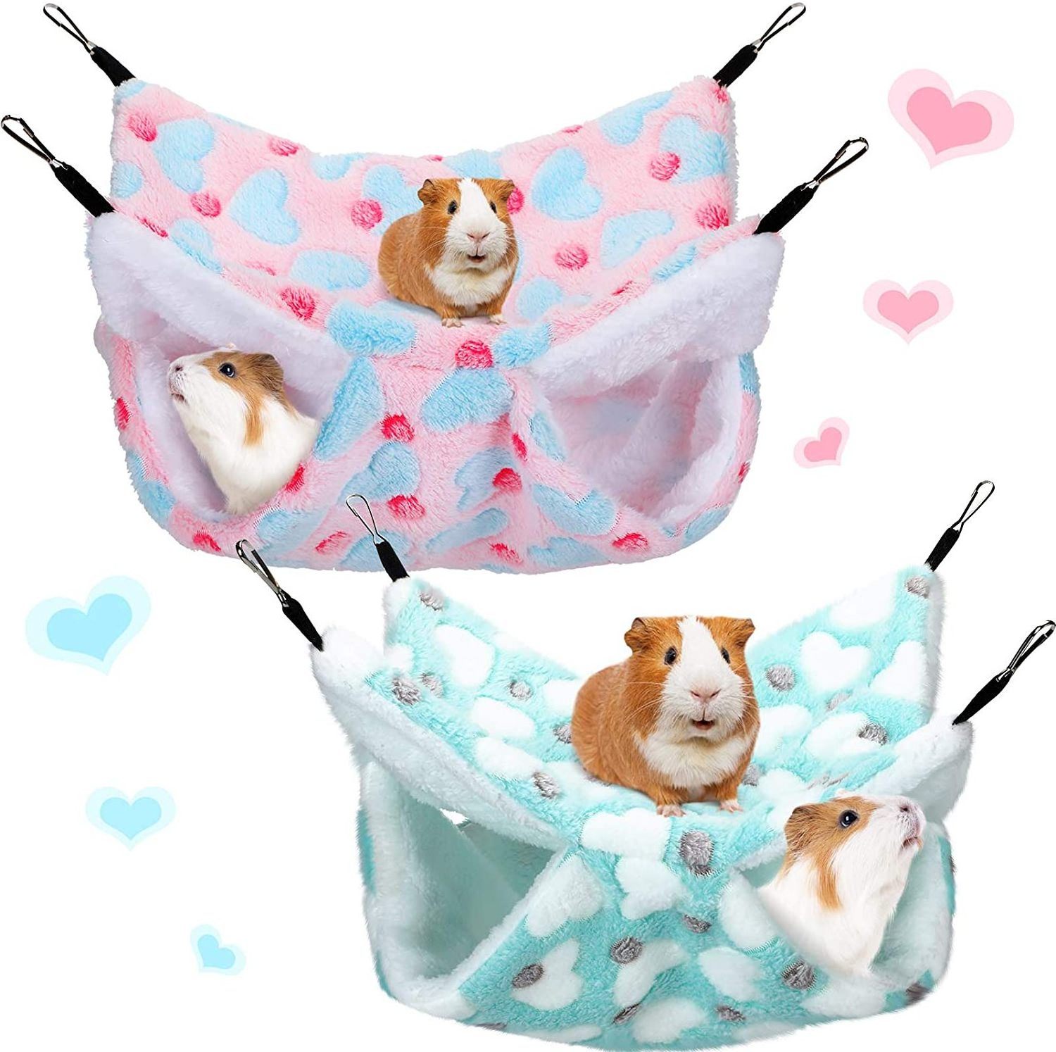 2023 Wholesale Pet Guinea Pig Hammock Pet Hanging Bed for Small Animals Luxury Supplies and Accessories Guinea Pig Hammock