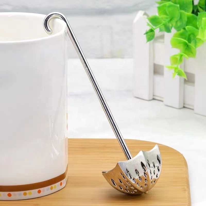 The umbrella shape Stainless Steel Wire Mesh Reusable Bulk Tea Infuser / Ball / Strainer for Loose Leaf Tea