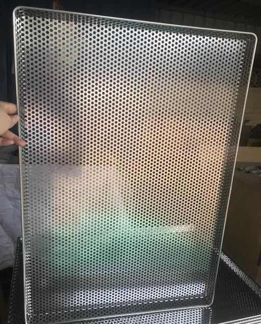 Customized Stainless Steel Perforated Dehydrator Cooling Baking Oven Rack Trays for trolley flower Herb drying