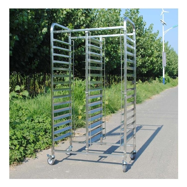 Stainless steel Rack Tray Trolley 60 40 drying / baking trolley rack cart with 24 30 32 trays