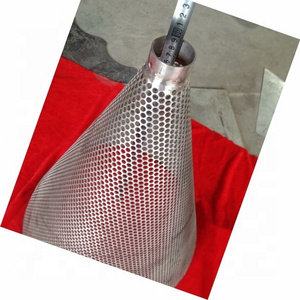 Food Grade Perforated Cone Stainless Steel Filter Strainers Tube