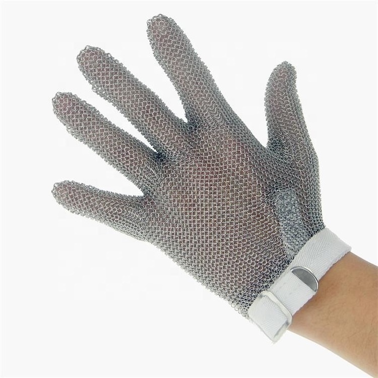 butcher stainless steel 304 work gloves wire mesh  glove