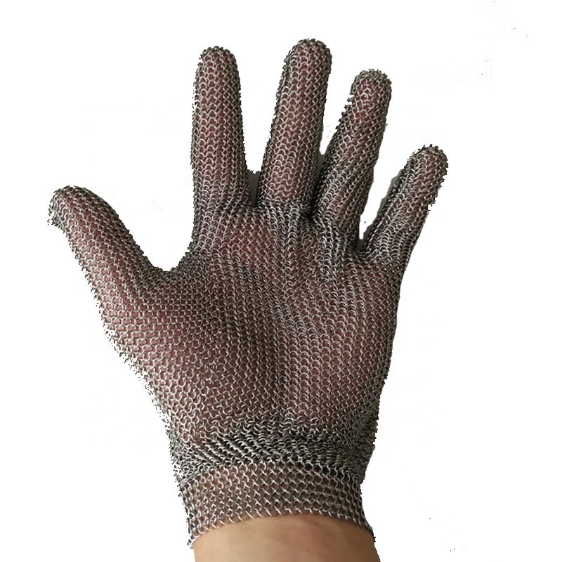 butcher stainless steel 304 work gloves wire mesh  glove