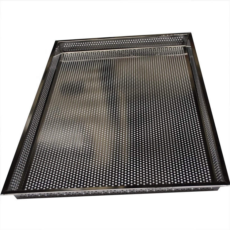 65cmx46cm Thickness 0.8mm Stainless Steel Perforated Plate Baking Tray