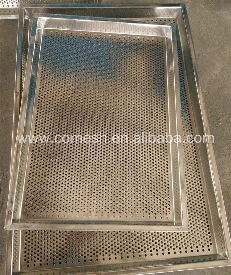 Stainless Steel perforated dehydration drying tray