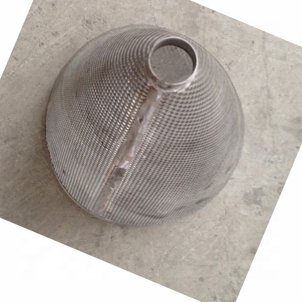 Food Grade Perforated Cone Stainless Steel Filter Strainers Tube