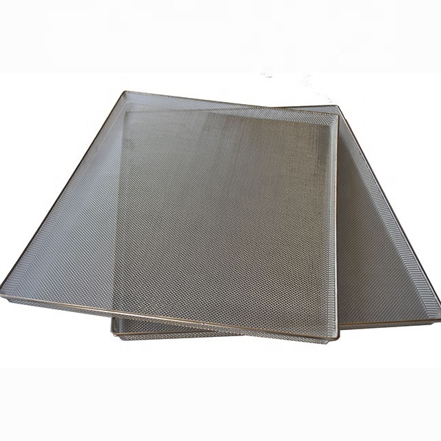 Custom size Stainless Steel Oven SS Wire Mesh Baking Tray Pans for Meat Roasting