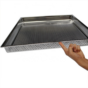 65cmx46cm Thickness 0.8mm Stainless Steel Perforated Plate Baking Tray