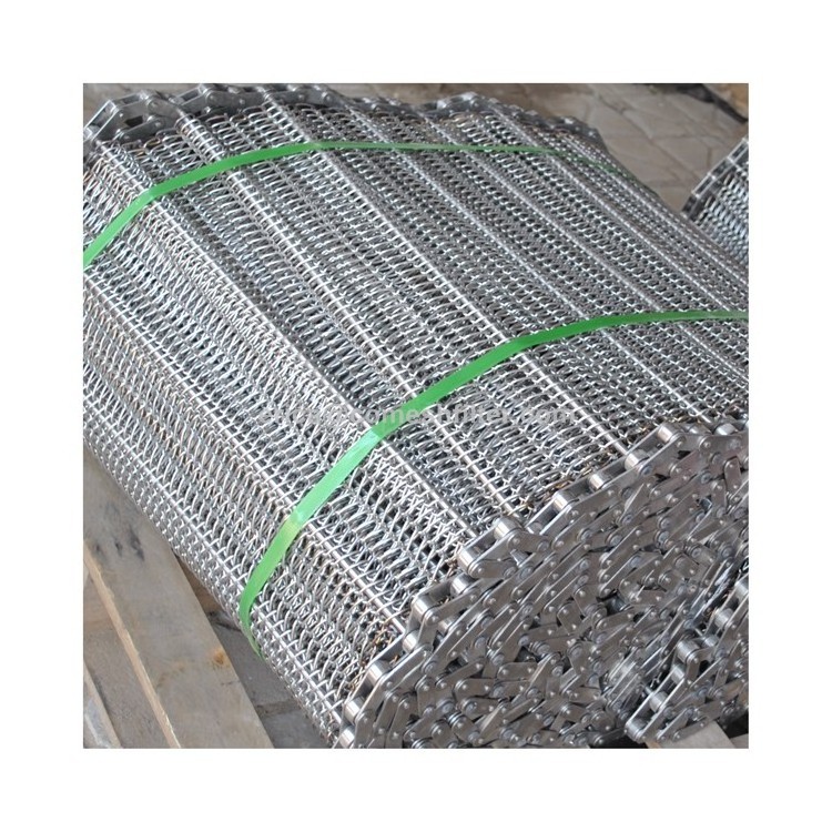 Food Grade 304 Stainless Steel Chain Link Spiral Wire Mesh Conveyor Belt