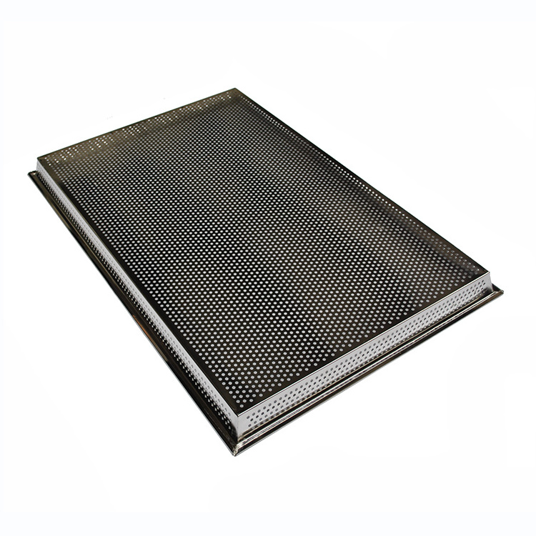 Food Grade Stainless Steel 304 Baking Perforated Metal Drying Trays