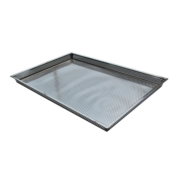 Food Grade Stainless Steel 304 Baking Perforated Metal Drying Trays