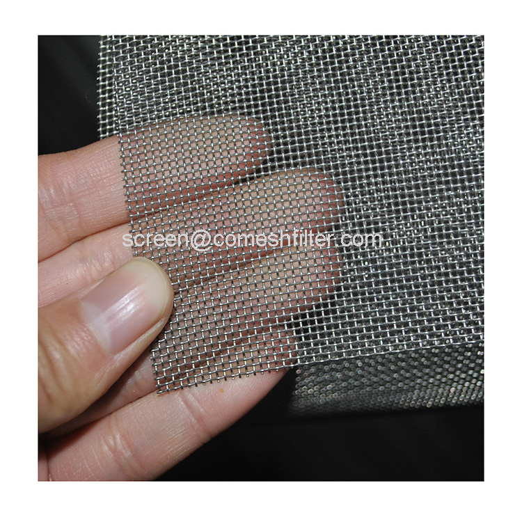 25 50 100 150 200 300 400 500 micron 304 316L Stainless Steel Woven Wire Mesh