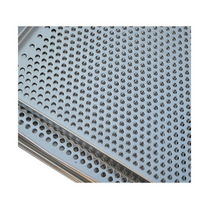 Best Selling Stainless Steel Perforated Trays / Metal Perforated Bakery Trays