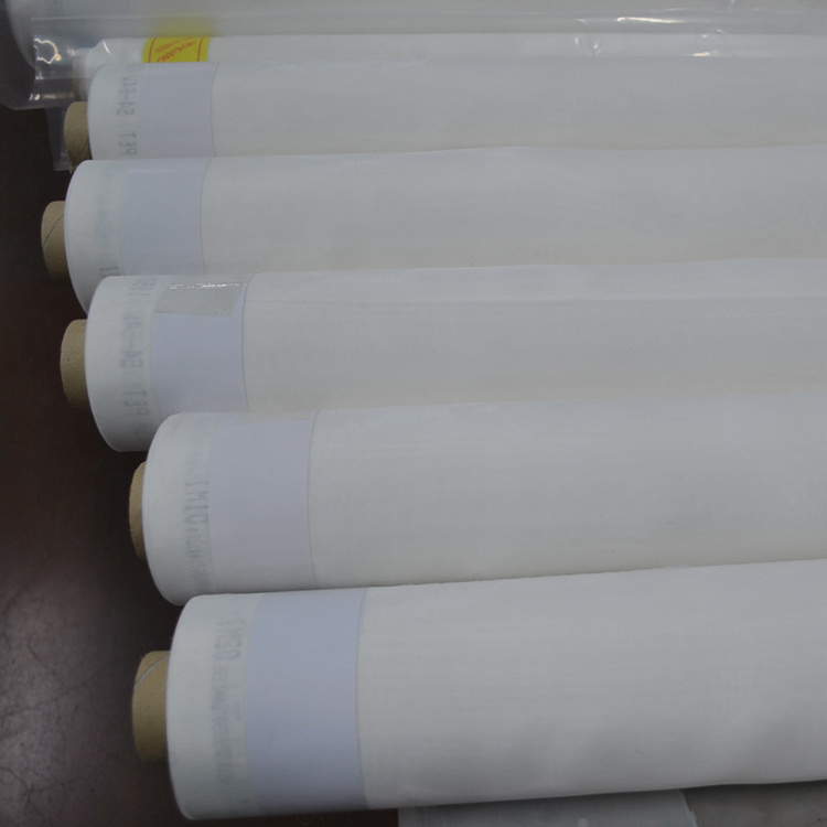 white yellow 80 100 110 120 135 150 160 180 195 200 250 300 mesh nylon polyester silk screen printing mesh for screen printing