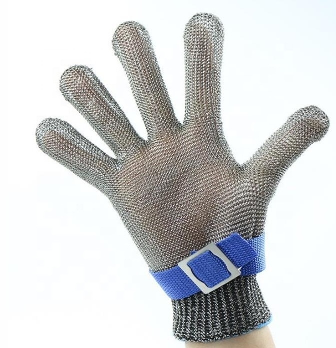 butcher stainless steel 304 work gloves wire mesh  glove