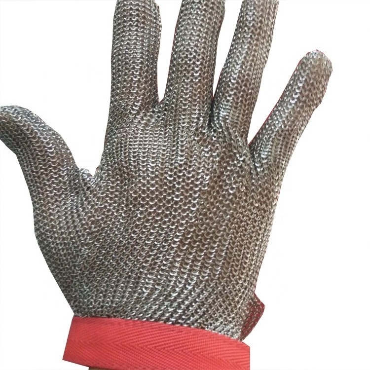 butcher stainless steel 304 work gloves wire mesh  glove