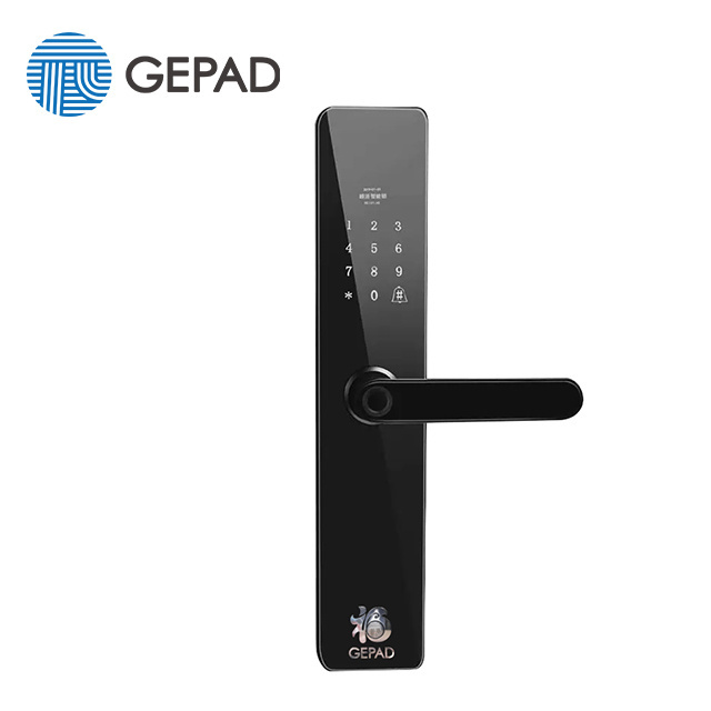 Hotel use smart door lock with handle and multipoint P7