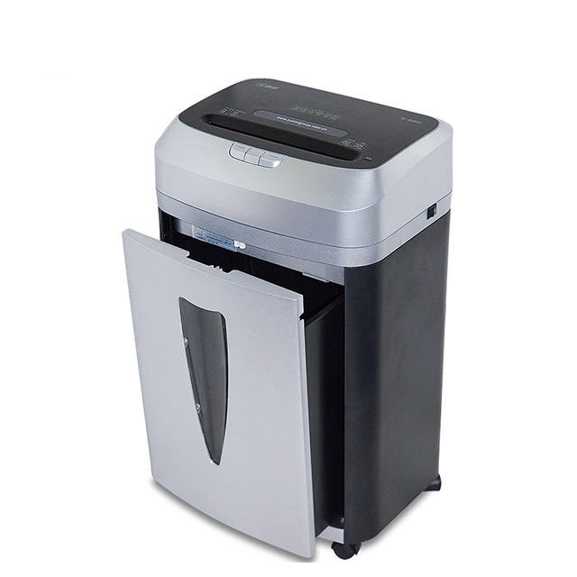 8 sheets S-580 black micro cut paper and credit card auto feed paper shredder