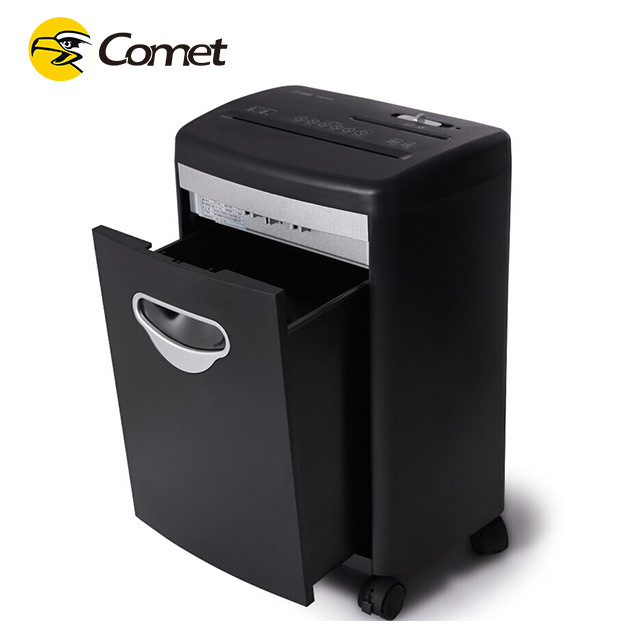 Comet Office Shredder Guangdong 17L T-618D 2*15mm 6 Sheets Micro-cut Paper CD Credit Card Shredding Paper Double Shaft Shredder