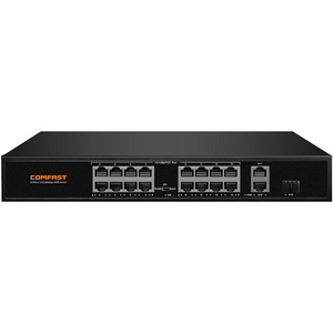 Comfast intelligent 10/100Mbps poe switch 19 port Industrial smart switch dahua poe switch