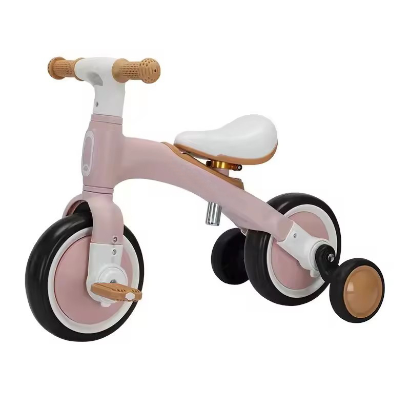 Children's balance car tricycle boys and girls baby toy car dual-purpose folding baby walker 3-in-1 scooter