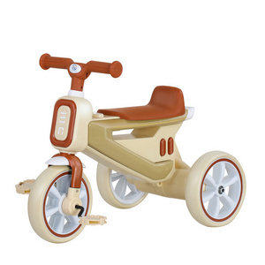 Customized new best-selling children's music light trolley 2-5 years old children's bicycle children's tricycle