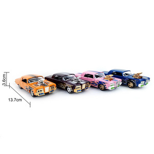 Hot children's Jai Ai simulation toy car 2 open door sound light 1:38 Lincoln car Jai Ai sound light convertible mixed toy car