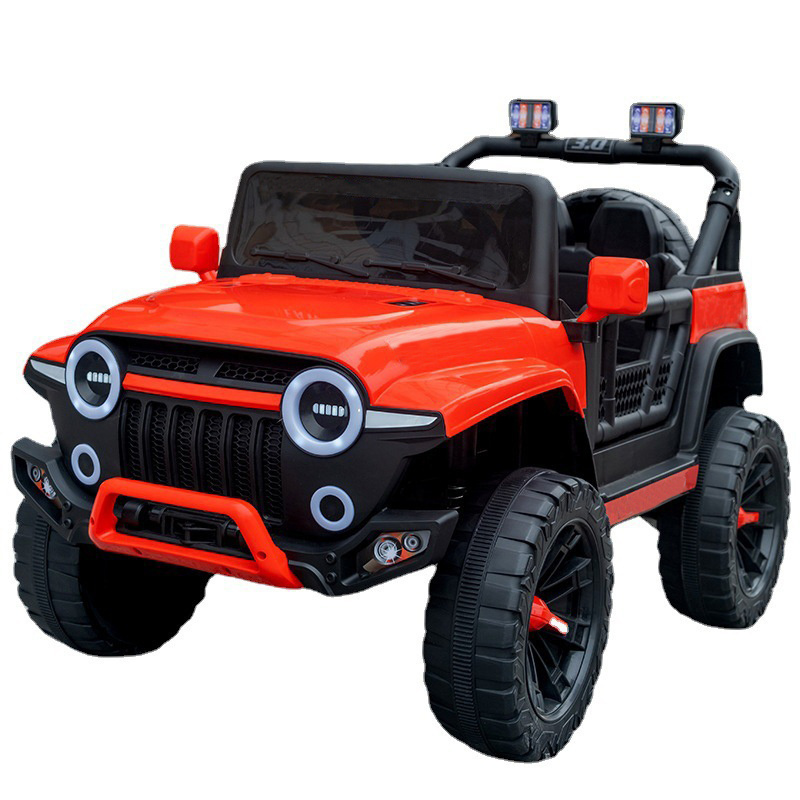 Can customize children's electric four-wheel off-road vehicle remote control toy car can sit human stroller