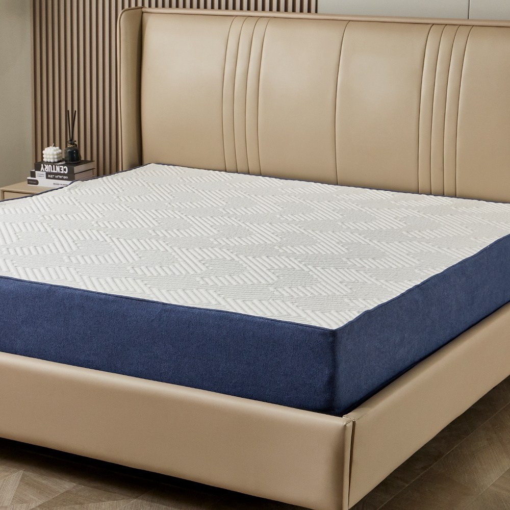 Modern Certipur Us Luxury Queen Twin Xl Rectangle Soft Natural Latex Cotton Spring Memory Foam Mattress with Headboard