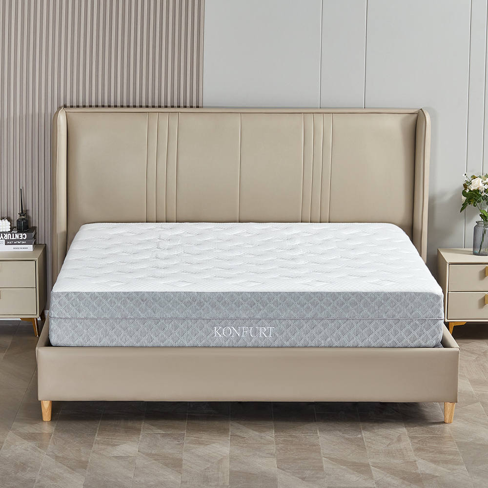 5 Zone Bedroom Furniture Orthopedic 12 Inch Gel Infused Memory Foam Mattress