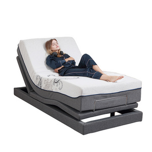 Bedroom furniture camas king size metal bed electric smart adjustable bed luxury vibration massage single electric bed